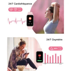 Bracelet Connecté Sport Pour Femme -Monde Electronique Bracelet connectee femme Iowodo sante