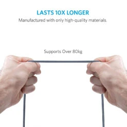 Câble Micro-USB Tressé En Nylon Doublé 10 Câble Micro-USB Tressé En Nylon Doublé -Monde Electronique Cable Anker Micro USB 10 fois plus durable