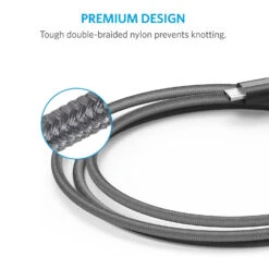 Câble Micro-USB Tressé En Nylon Doublé 11 Câble Micro-USB Tressé En Nylon Doublé -Monde Electronique Cable Anker Micro USB design premium