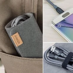 Câble Micro-USB Tressé En Nylon Doublé 15 Câble Micro-USB Tressé En Nylon Doublé -Monde Electronique Cable Anker Micro USB petit