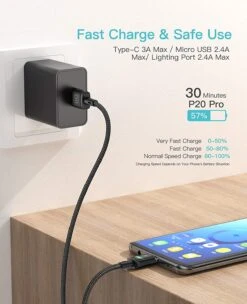 Câble Magnétique Type-C Rapide -Monde Electronique Cable Magnetique Type C rapide