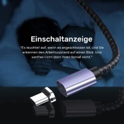 Lot De 2 Câbles Magnétique USB Type-C -Monde Electronique Cable Magnetique USB Type C super vite