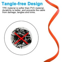 Câble Micro-USB Plat De 1 Mètre -Monde Electronique Cable Micro USB Plat de 1 metre ne semmele pas