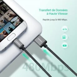 Câble Micro-USB Ugreen 7 Câble Micro-USB Ugreen -Monde Electronique Cable Micro USB Ugreen 480 mbps