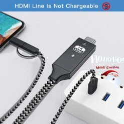 Câble Micro-USB Vers HDMI 13 Câble Micro-USB Vers HDMI -Monde Electronique Cable Micro USB vers HDMI ne charge pas