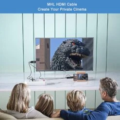 Câble Micro-USB Vers HDMI 10 Câble Micro-USB Vers HDMI -Monde Electronique Cable Micro USB vers HDMI tele