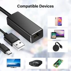 Câble Micro-USB Vers RJ45 Ethernet 100 Mbps -Monde Electronique Cable Micro USB vers RJ45 compatibilite large