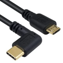 Câble Micro-USB Vers USB-C -Monde Electronique Cable Micro USB vers USB C transfert de donnees