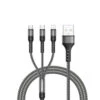 Câble Universel Type-C / Micro-USB / Lightning -Monde Electronique Cable Multi USB 3 en 1 1