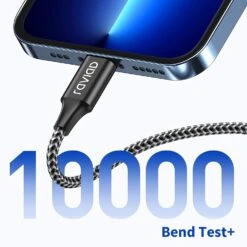 Câble USB-A Vers Lightning IPhone -Monde Electronique Cable USB A vers Lightning iPhone robuste