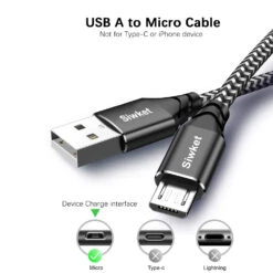 Câble USB-A Vers Micro-USB -Monde Electronique Cable USB A vers Micro USB haute qualite
