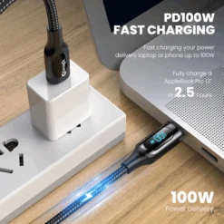Câble USB-C Elough -Monde Electronique Cable USB C Elough ordinateur portable