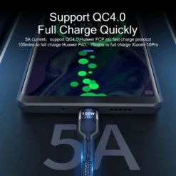 Câble USB Type-C Essager 3 Mètres 7 Câble USB Type-C Essager 3 Mètres -Monde Electronique Cable USB Type C Essager 3 metres 5 amperes