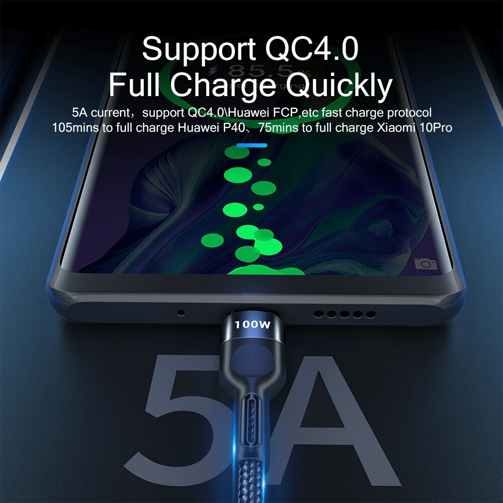 Câble USB Type-C Essager 3 Mètres 4 Câble USB Type-C Essager 3 Mètres – Image 2