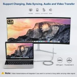 Câble USB Type-C Mâle Et Femelle -Monde Electronique Cable USB Type C Male et Femelle television