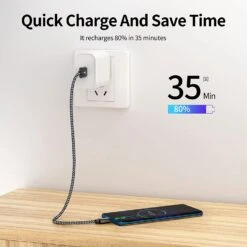 Cable USB Type-C NEW’C 9 Cable USB Type-C NEW’C -Monde Electronique Cable USB Type C NEWC 80 en 35 minutes