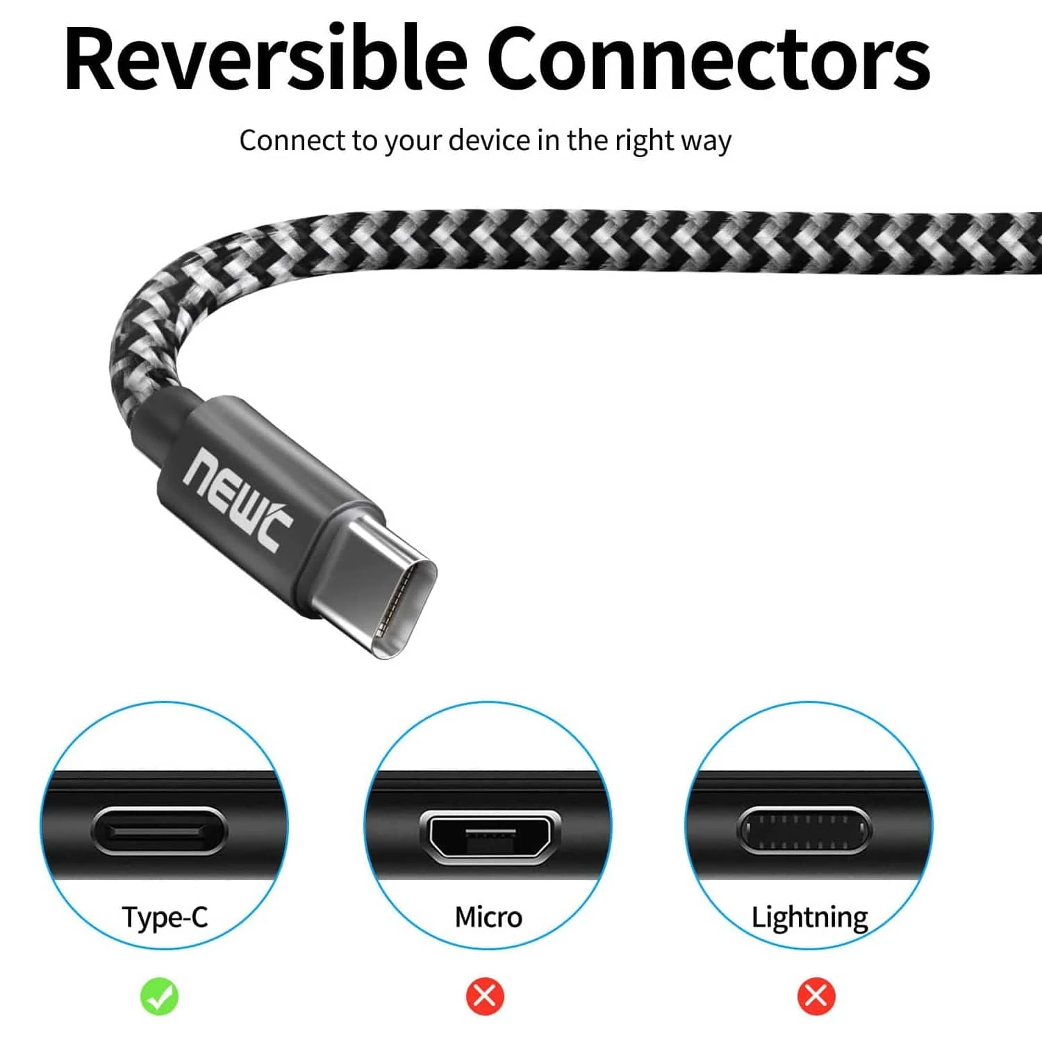 Cable USB Type-C NEW’C 4 Cable USB Type-C NEW’C – Image 2