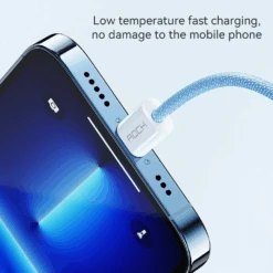 Câble USB Type-C Rock 30W 8 Câble USB Type-C Rock 30W -Monde Electronique Cable USB Type C Rock 30W charge securisee