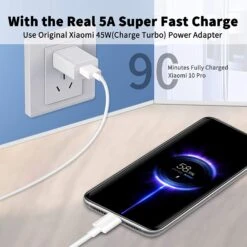 Câble USB Type-C Xiaomi -Monde Electronique Cable USB Type C Xiaomi 90 minutes