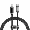 Câble USB Type-C Affichage Puissance -Monde Electronique Cable USB Type C affichage puissance