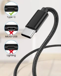 Très Grand Câble USB-C De 3 Mètres -Monde Electronique Cable USB Type C de 3 metres usb c et pas micro usb