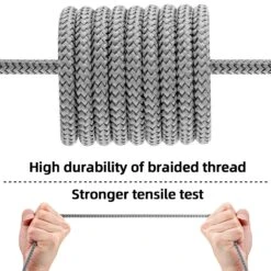 Câble USB Type-C De 5 Mètres 13 Câble USB Type-C De 5 Mètres -Monde Electronique Cable USB Type C de 5 metres ultra resistant