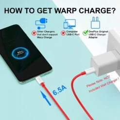 Câble USB Type-C Puissance De 65 Watts -Monde Electronique Cable USB Type C puissance de 65 Watts charge rapide