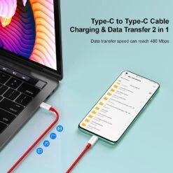 Câble USB Type-C Puissance De 65 Watts -Monde Electronique Cable USB Type C puissance de 65 Watts ordinateur portable