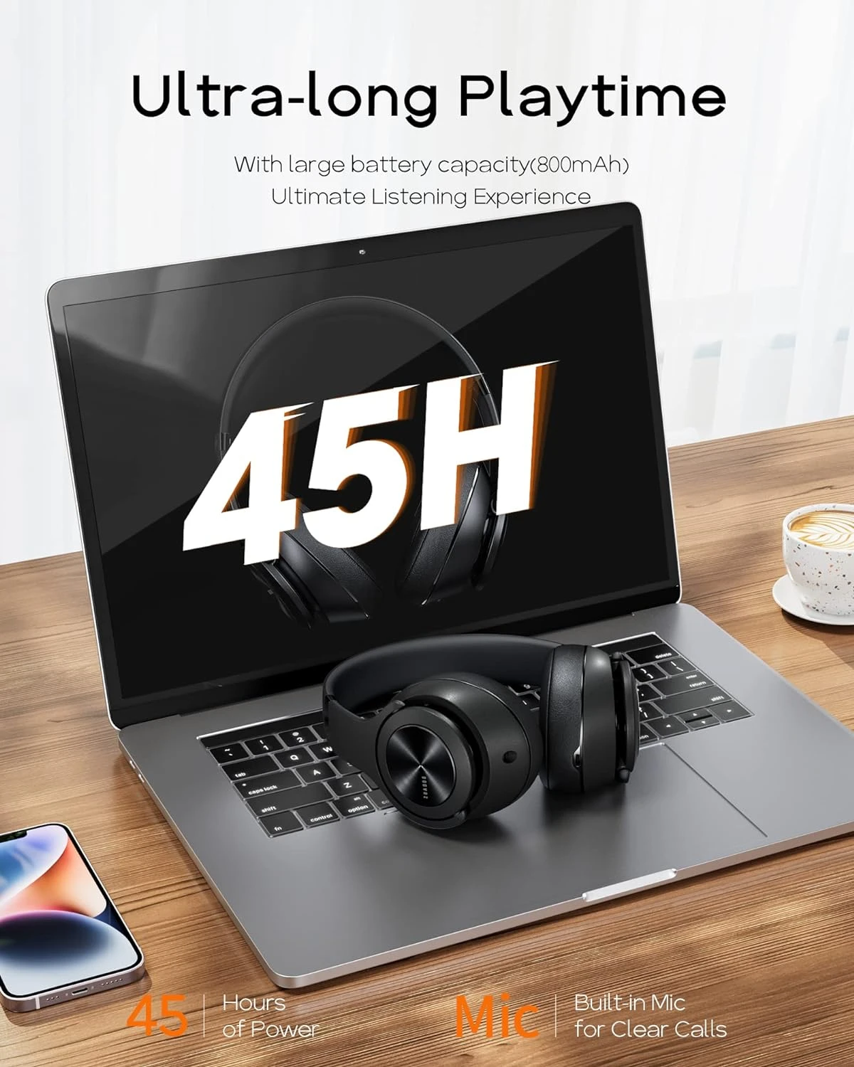 Casque Audio Sans Fil Pliable 6 Casque Audio Sans Fil Pliable – Image 4