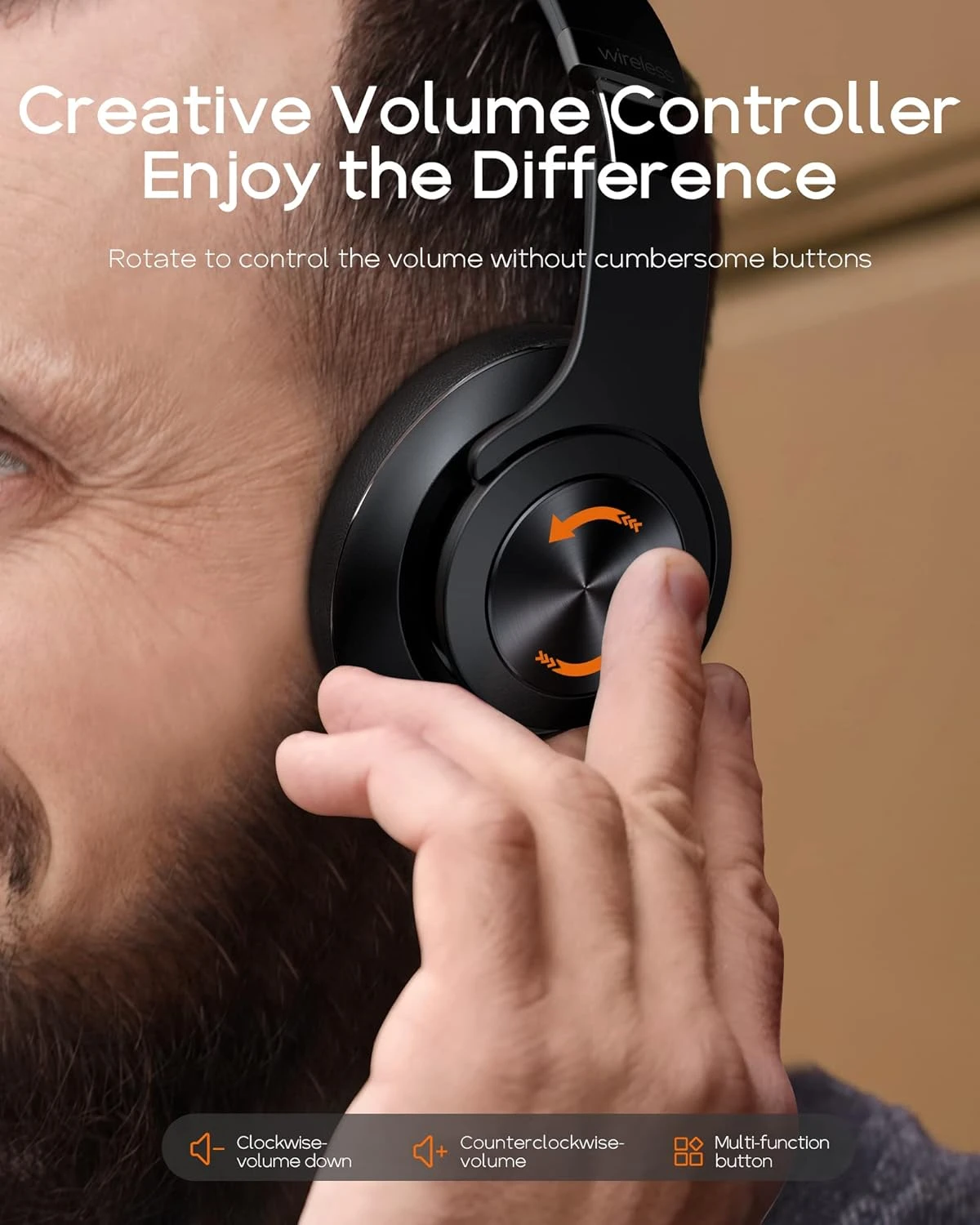 Casque Audio Sans Fil Pliable 8 Casque Audio Sans Fil Pliable – Image 6