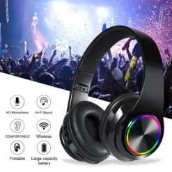 Casque Audio Sans Fil 3,5 Millimètres -Monde Electronique Casque Audio Sans Fil hifi