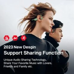 Casque Bluetooth Conduction Osseuse Étanche -Monde Electronique Casque Bluetooth Conduction Osseuse Etanche course a pied