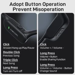 Casque Bluetooth Conduction Osseuse Étanche -Monde Electronique Casque Bluetooth Conduction Osseuse Etanche sans fil