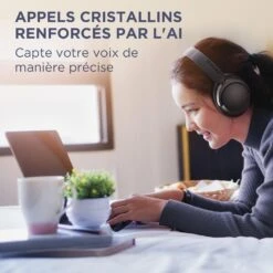 Casque Bluetooth Suppression Du Bruit -Monde Electronique Casque Bluetooth Suppression Du Bruit cristallins
