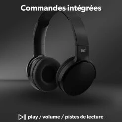 Casque Bluetooth Ultra Leger -Monde Electronique Casque Bluetooth Ultra Leger commande integrees