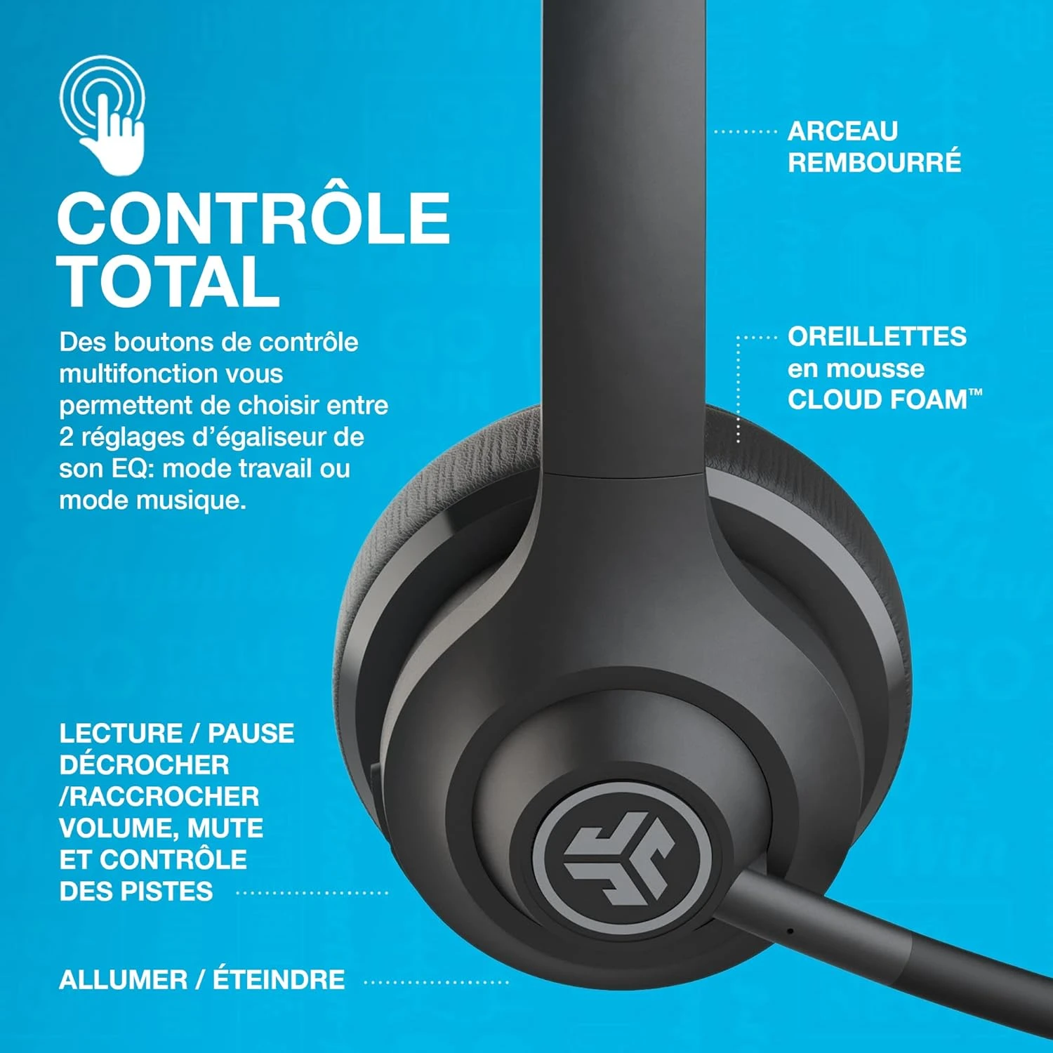 Casque Micro Sans Fil Bluetooth 8 Casque Micro Sans Fil Bluetooth – Image 6