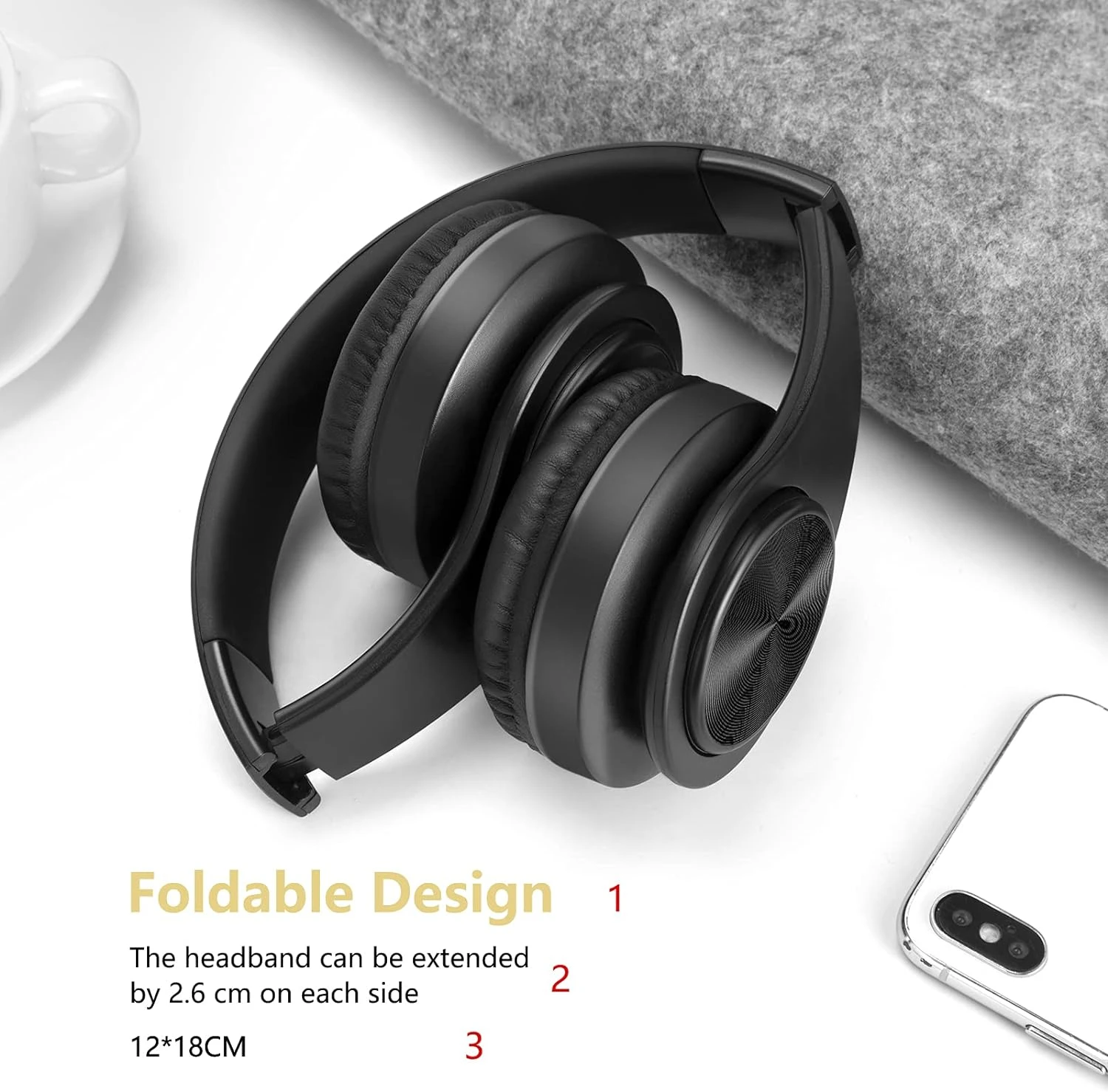 Casque Sans Fil Stéréo Optique 4 Casque Sans Fil Stéréo Optique – Image 2