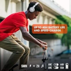 Casque Wireless Bluetooth -Monde Electronique Casque Wireless Bluetooth pliable