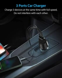 Chargeur Allume Cigare Rapide DeepDream -Monde Electronique Chargeur Allume Cigar Rapide DeepDream 3 ports