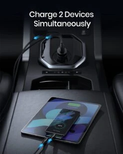 Chargeur Allume Cigare 60W -Monde Electronique Chargeur Allume Cigare 60W double charge