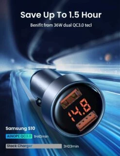 Chargeur Allume Cigare Ainope 3.0 9 Chargeur Allume Cigare Ainope 3.0 -Monde Electronique Chargeur Allume Cigare Ainope 3.0 qc 3.0