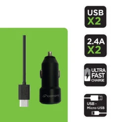 Chargeur Allume Cigare COYOTE 9 Chargeur Allume Cigare COYOTE -Monde Electronique Chargeur Allume Cigare COYOTE 2 USB rapide