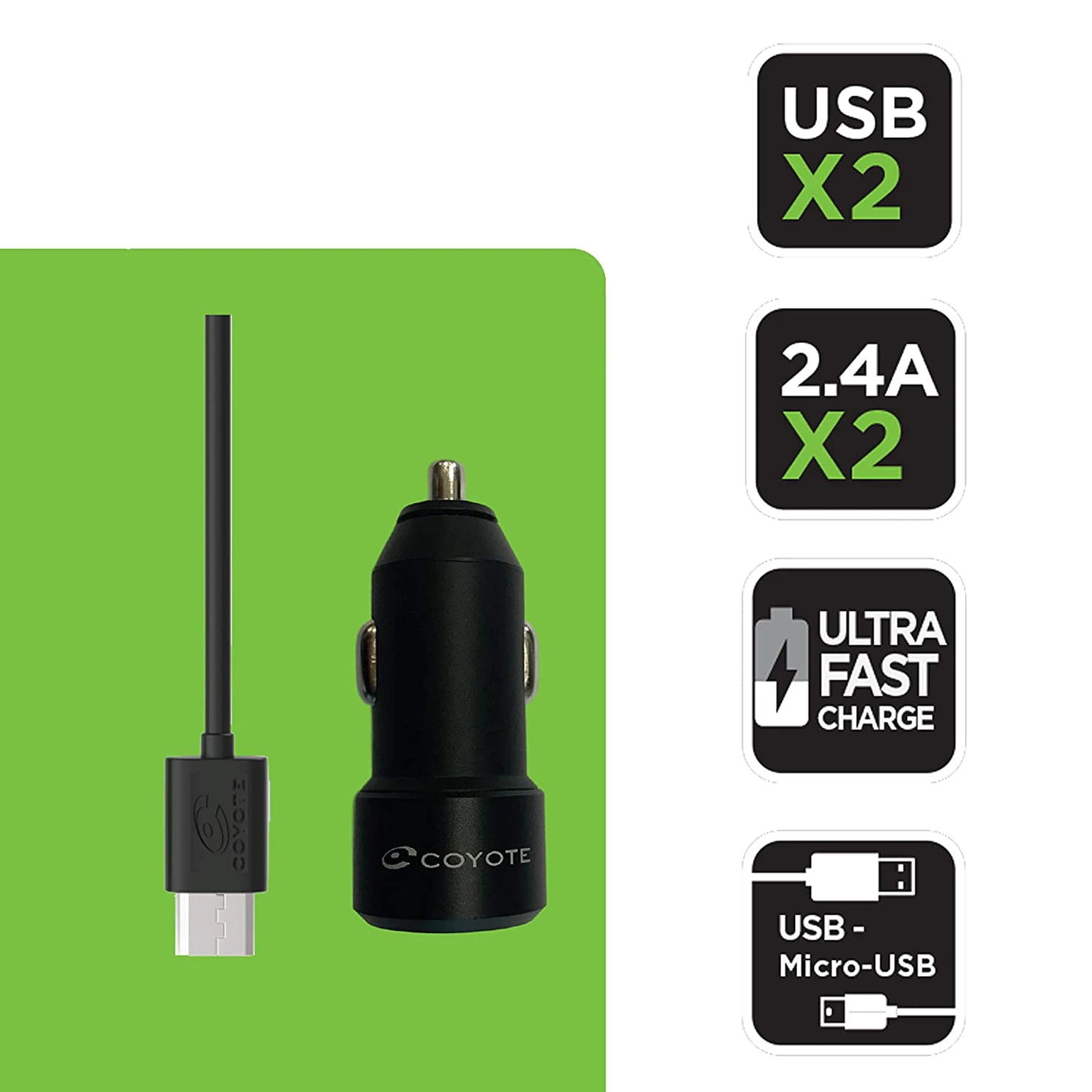 Chargeur Allume Cigare COYOTE 6 Chargeur Allume Cigare COYOTE – Image 4