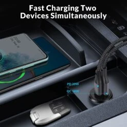 Chargeur Allume Cigare Creapico 38 Watts -Monde Electronique Chargeur Allume Cigare Creapico 38 watts charge rapide