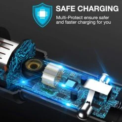 Chargeur Allume Cigare KCGrape 30W -Monde Electronique Chargeur Allume Cigare KCGrape 30W charge securise