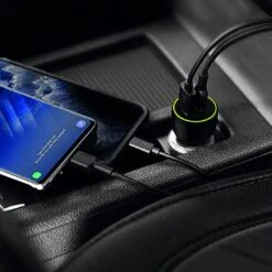 Chargeur Allume Cigare Avec Câble 9 Chargeur Allume Cigare Avec Câble -Monde Electronique Chargeur Allume Cigare LEICKE KFZ double USB