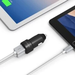 Chargeur Allume Cigare Aukey 24W -Monde Electronique Chargeur Allume Cigare RAVPower 24W photo presentation