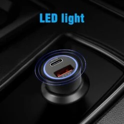 Chargeur Allume Cigare Voiture QC & PD 12 Chargeur Allume Cigare Voiture QC & PD -Monde Electronique Chargeur Allume Cigare Voiture QC PD LED