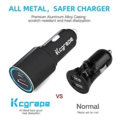 Chargeur Voiture USB-C PD 30W 13 Chargeur Voiture USB-C PD 30W -Monde Electronique Chargeur Allume Cigare iPhone 14 metal