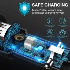 Chargeur Voiture USB-C PD 30W 11 Chargeur Voiture USB-C PD 30W -Monde Electronique Chargeur Allume Cigare iPhone 14 securise